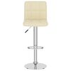 vidaXL Bar Stools 2 pcs Cream Fabric