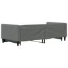 vidaXL Daybed with Trundle without Mattress Dark Grey 90x190 cm