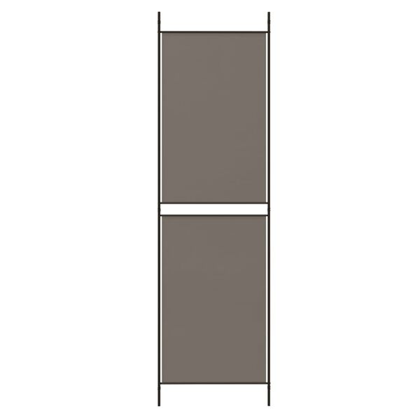 vidaXL 3-Panel Room Divider Anthracite 150x200 cm Fabric