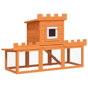 vidaXL Outdoor Large Rabbit Hutch House Pet Cage Single House