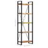 vidaXL 5-Tier Bookcase 60x30x180 cm Solid Reclaimed Wood
