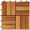 vidaXL 10 pcs Acacia Decking Tiles 30 x 30 cm