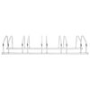vidaXL Bike Rack for 5 Bikes Galvanised Steel