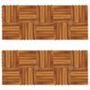 vidaXL Decking Tiles Vertical Pattern 30 x 30 cm Acacia Set of 20