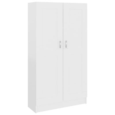 vidaXL Book Cabinet White 82.5x30.5x150 cm Engineered Wood, white vidaXL Book Cabinet White 82.5x30.5x150 cm Engineered Wood