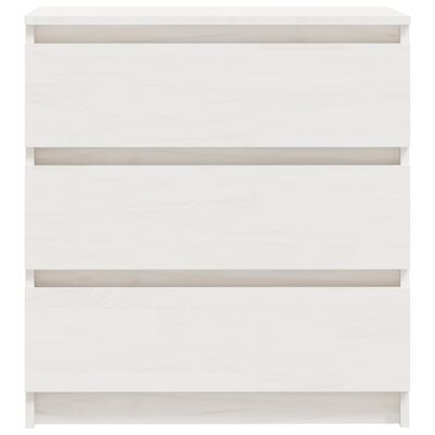 vidaXL Bedside Cabinets 2 pcs White 60x36x64 cm Solid Pinewood, white vidaXL Bedside Cabinets 2 pcs White 60x36x64 cm Solid Pinewood