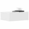 vidaXL Floating Nightstands 2 pcs White 40x30x15cm Engineered Wood