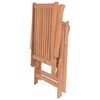vidaXL Reclining Garden Chairs 2 pcs Solid Teak Wood
