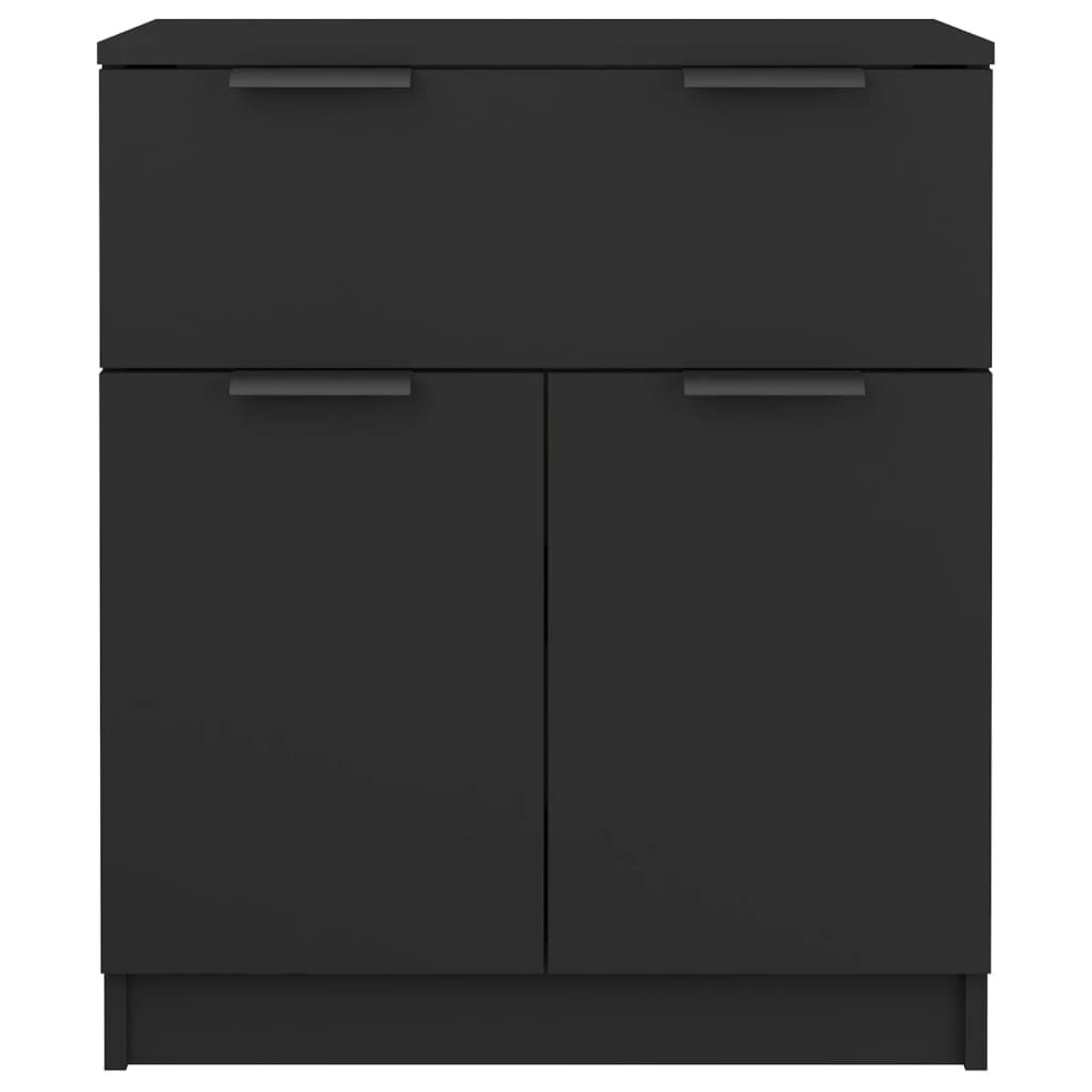 vidaXL Sideboard Black 60x30x70 cm Engineered Wood
