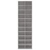 vidaXL Shoe Cabinet Concrete Grey 54x34x183 cm Engineered Wood