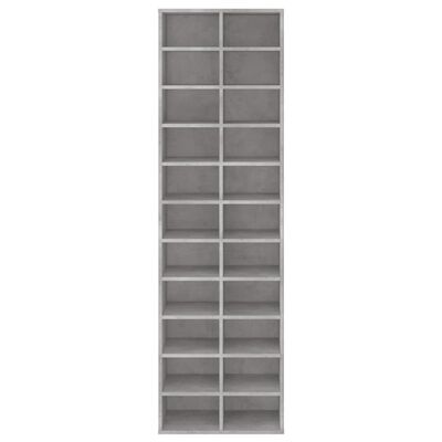 vidaXL Shoe Cabinet Concrete Grey 54x34x183 cm Engineered Wood, concrete grey vidaXL Shoe Cabinet Concrete Grey 54x34x183 cm Engineered Wood