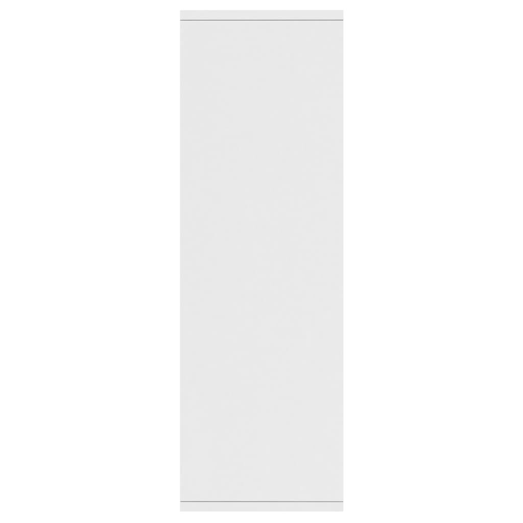 vidaXL Book Cabinet/Sideboard White 50x25x80 cm Engineered Wood