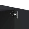 vidaXL TV Cabinet Black 100x35x40 cm Engineered Wood