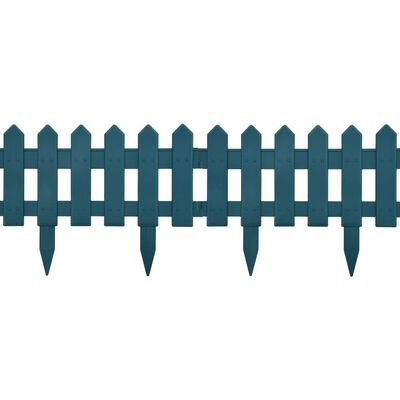 vidaXL Lawn Edgings 25 pcs Green 10 m PP, green vidaXL Lawn Edgings 25 pcs Green 10 m PP
