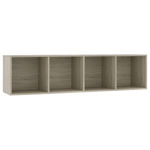 vidaXL Book Cabinet/TV Cabinet Sonoma Oak 143x30x36 cm