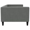 vidaXL Day Bed without Mattress Dark Grey 90x190 cm Fabric