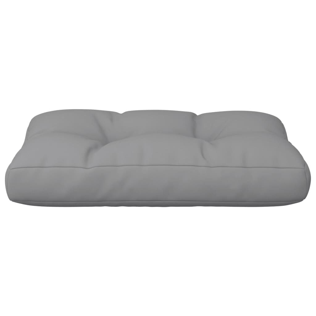 vidaXL Pallet Cushion Grey 50x40x12 cm Fabric