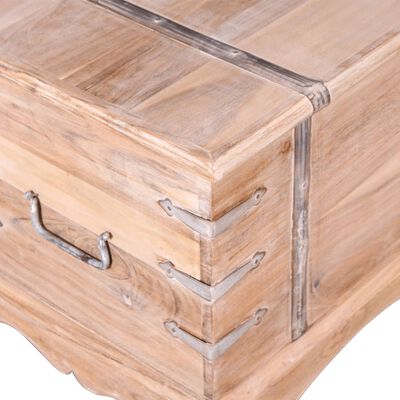 vidaXL Storage Chest Acacia Wood, light brown vidaXL Storage Chest Acacia Wood