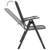 vidaXL 3 Piece Garden Dining Set Expanded Metal Mesh Anthracite