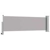 vidaXL Patio Retractable Side Awning 80x300 cm Grey