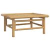 vidaXL 11 Piece Garden Lounge Set with Light Grey Cushions Bamboo