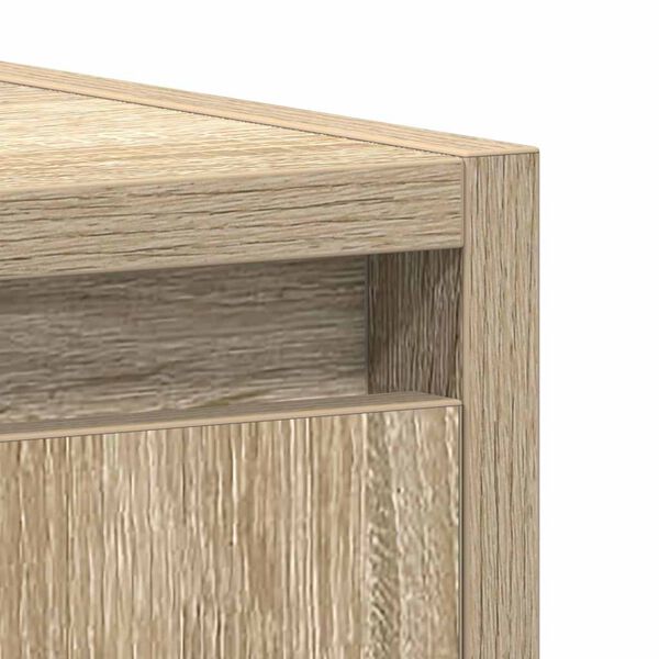 vidaXL Bathroom Cabinet Sonoma Oak 60x33x61 cm Engineered Wood
