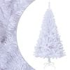 vidaXL Artificial Christmas Tree with Thick Branches White 120 cm PVC