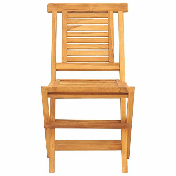 vidaXL Folding Garden Chairs 2 pcs 47x63x90 cm Solid Wood Teak