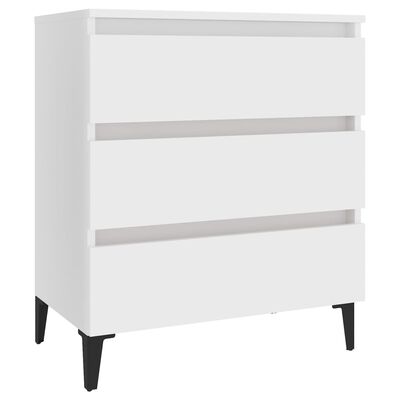 vidaXL Sideboard White 60x35x69 cm Engineered Wood, white vidaXL Sideboard White 60x35x69 cm Engineered Wood