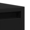 vidaXL Bathroom Cabinet Black 60x33x61 cm Engineered Wood