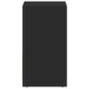 vidaXL Bathroom Cabinet Black 60x33x61 cm Engineered Wood
