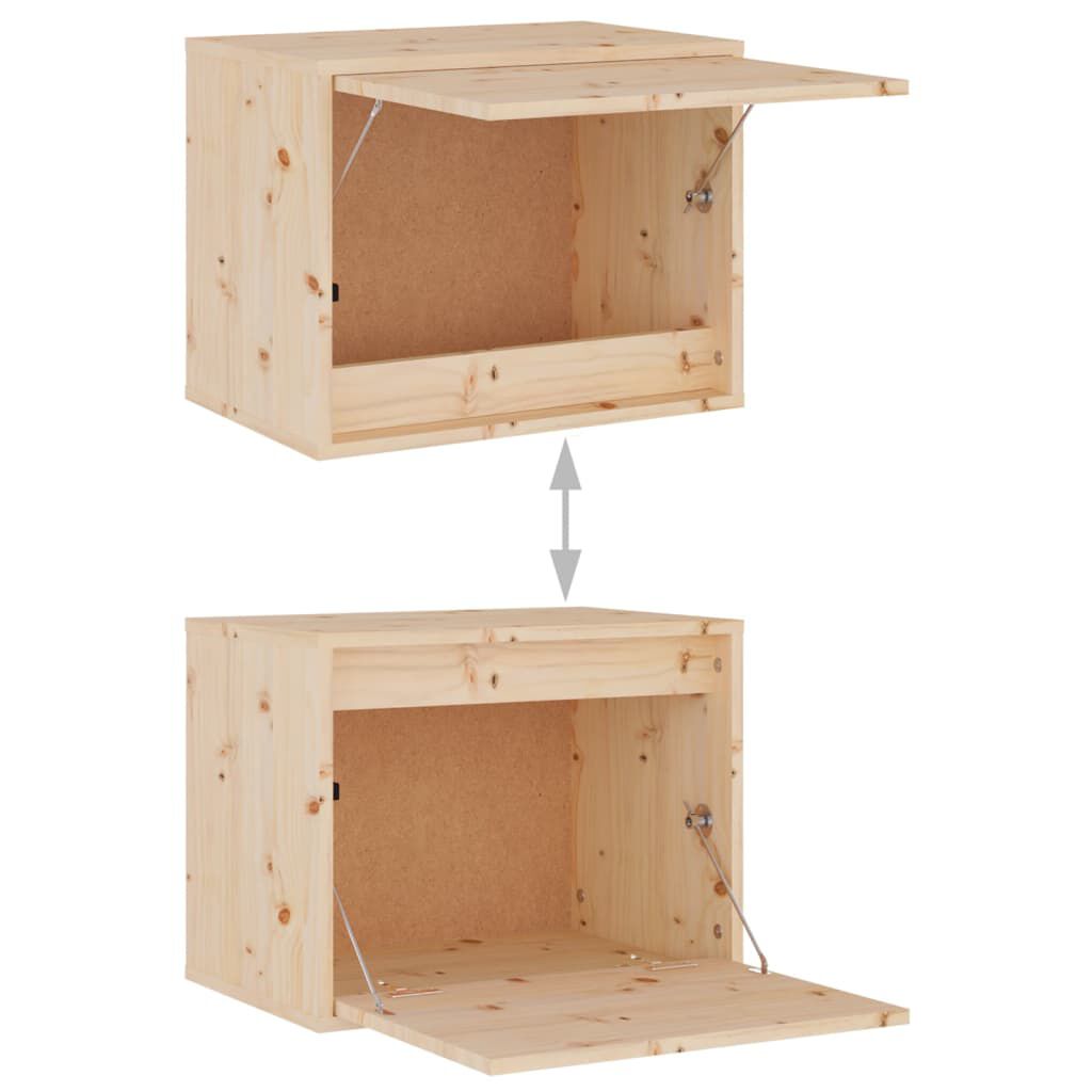 vidaXL Wall Cabinet 45x30x35 cm Solid Pinewood