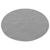 vidaXL Artificial Grass with Studs Dia.95 cm Grey Round