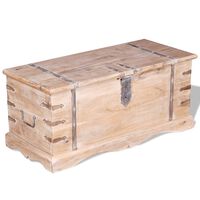 vidaXL Storage Chest Acacia Wood, light brown vidaXL Storage Chest Acacia Wood