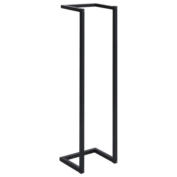 vidaXL Towel Rack Black 25x20x95 cm Iron