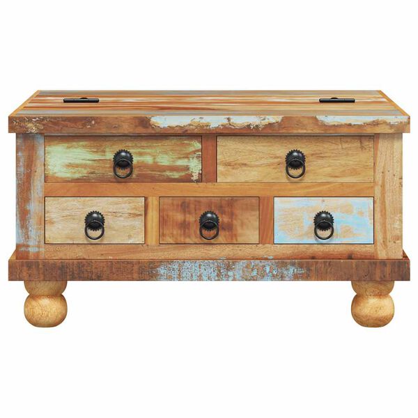 vidaXL Coffee Table Reclaimed Wood 70x70x38 cm
