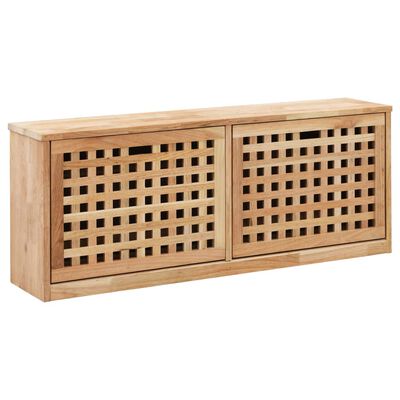 vidaXL Shoe Storage Bench 94x20x38 cm Solid Walnut Wood,  vidaXL Shoe Storage Bench 94x20x38 cm Solid Walnut Wood