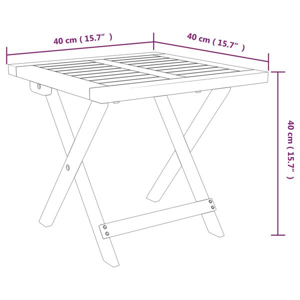 vidaXL 2 Piece Sunlounger Set with Table Solid Wood Acacia