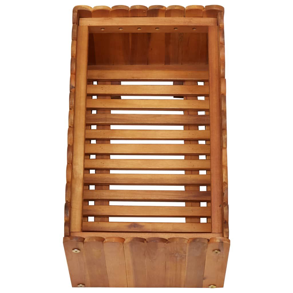 vidaXL Garden Raised Bed 50x30x25 cm Solid Acacia Wood