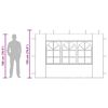 vidaXL Party Tent Sidewall 2 pcs with Window PE Anthracite