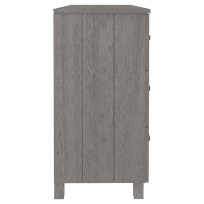 vidaXL Sideboard HAMAR Light Grey 113x40x80 cm Solid Wood Pine, light grey vidaXL Sideboard HAMAR Light Grey 113x40x80 cm Solid Wood Pine