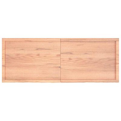 vidaXL Wall Shelf Light Brown 160x60x(2-4) cm Treated Solid Wood Oak, light brown vidaXL Wall Shelf Light Brown 160x60x(2-4) cm Treated Solid Wood Oak