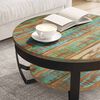 vidaXL Coffee Table Solid Reclaimed Wood 65x32 cm