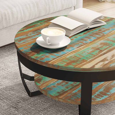 vidaXL Coffee Table Solid Reclaimed Wood 65x32 cm,  vidaXL Coffee Table Solid Reclaimed Wood 65x32 cm