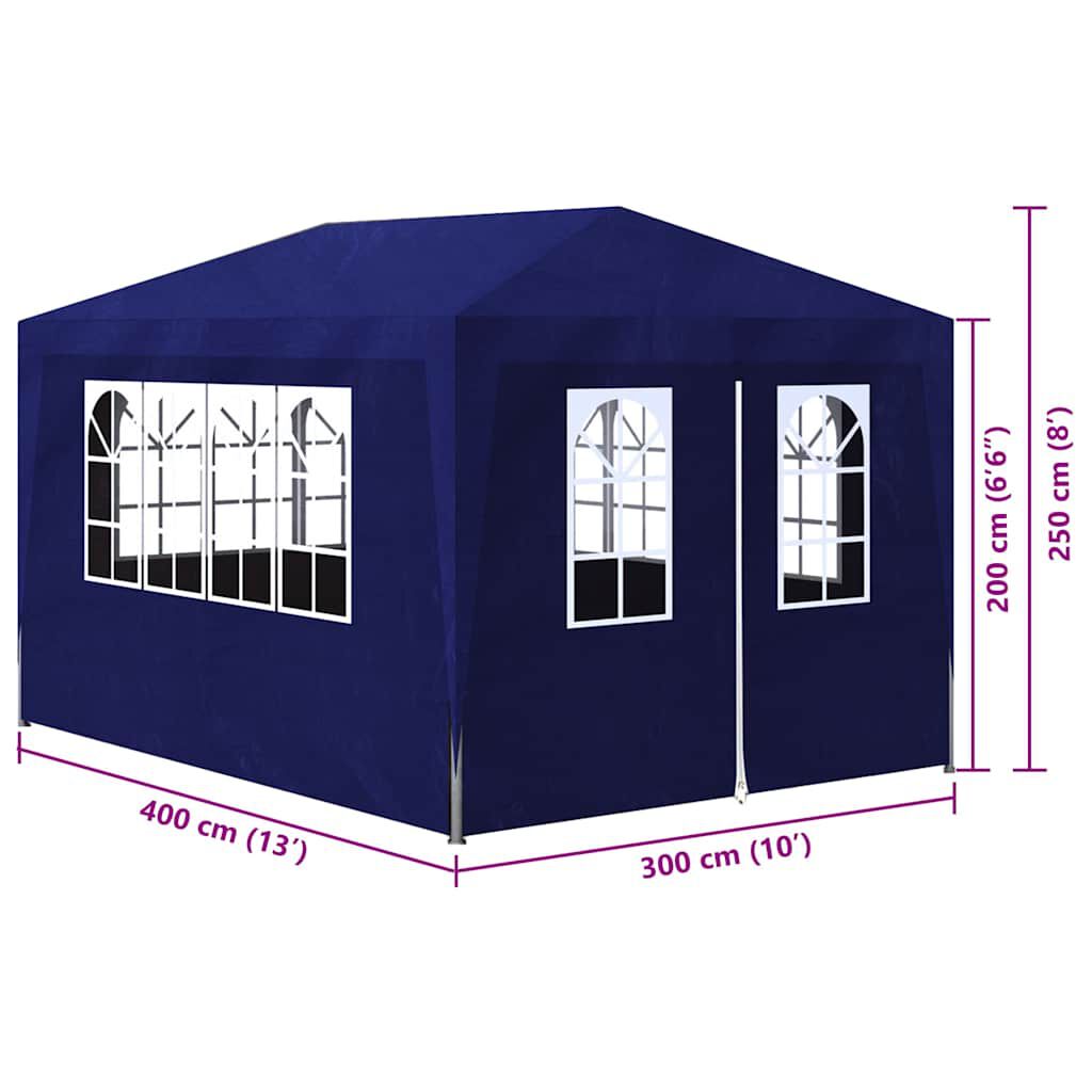 vidaXL Party Tent 3x4 m Blue