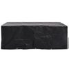 vidaXL Garden Furniture Cover 8 Person Poly Rattan Set 10 Eyelets 229x113cm