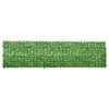 vidaXL Balcony Screen with Green Leaves 400x100 cm