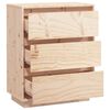 vidaXL Sideboard 60x34x75 cm Solid Wood Pine
