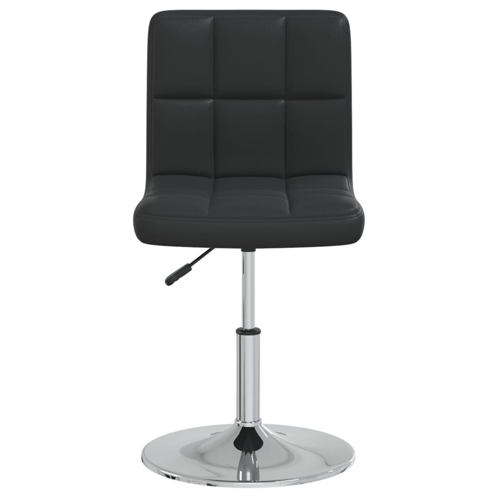 vidaXL Dining Chair Black Faux Leather