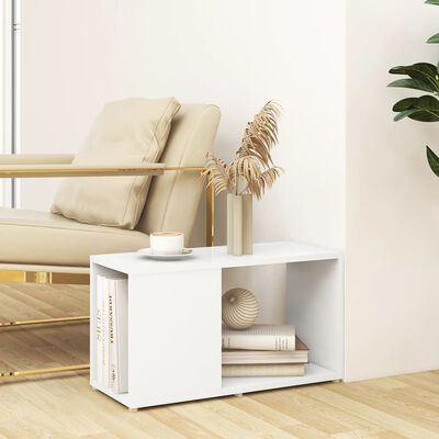 vidaXL TV Cabinet White 60x24x32cm Engineered Wood, white vidaXL TV Cabinet White 60x24x32cm Engineered Wood
